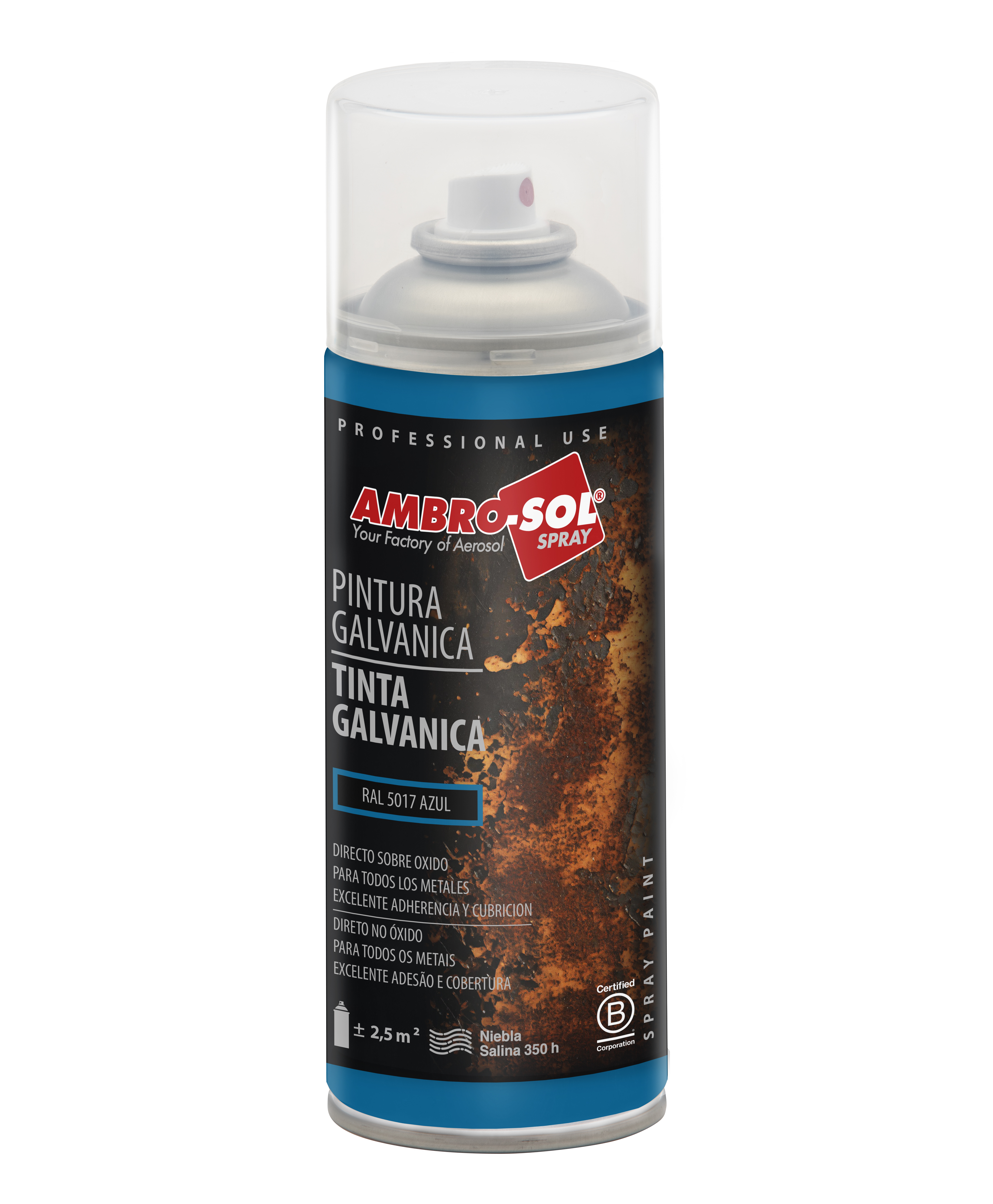 Pintura Galvánica 400 ml RAL 5017 AZUL TRÁFICO